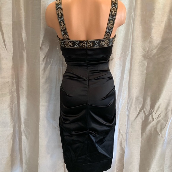 Caché Black Cocktail Dress - Picture 3 of 4